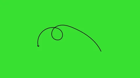 Curve Arrow Animation. Looping Symbol for Update or Sync Concepts Stock Footage 313595159