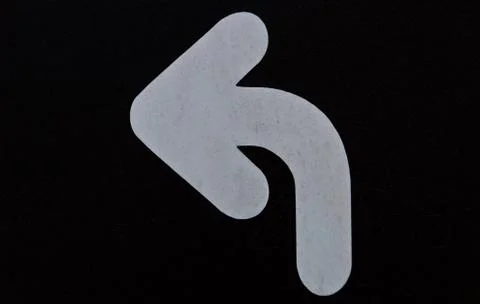 Curve arrow Stock Photos