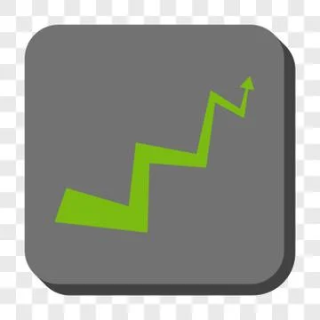 Curve Arrow Rounded Square Button Stock Illustration