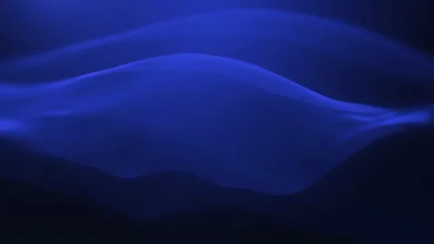 Curve blue shape 3D paper style abstract background design animation video. Stock Footage 197643662