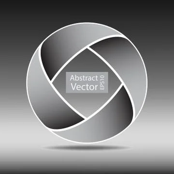 Curve circle abstract background,eps10. Stock Illustration