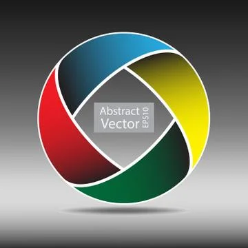 Curve circle abstract background,eps10. Stock Illustration
