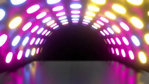 Curve Colorful Light Stock-Footage 233989491