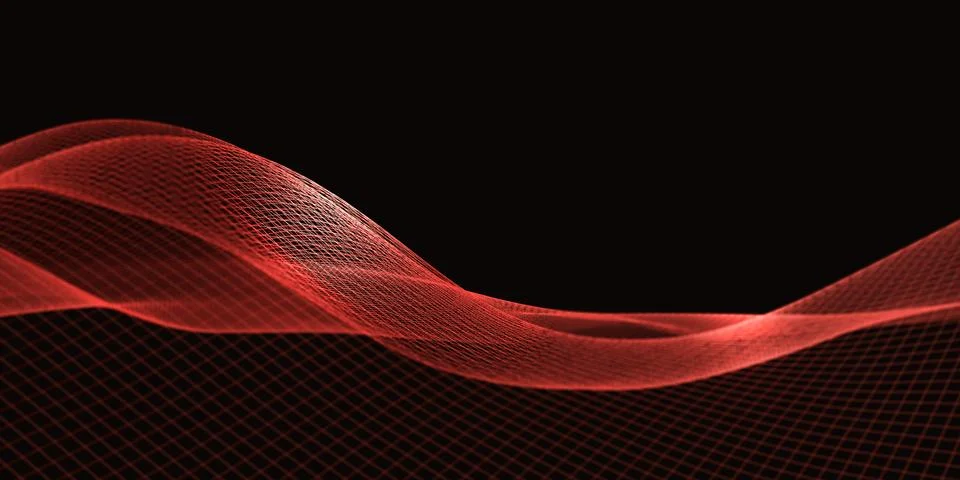 The curve of the digital connection structure Future table Abstract Geometric Stock Illustration