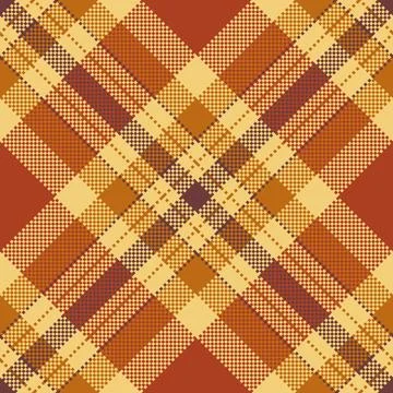 Curve fabric pattern textile, autumn seamless vector check. Deluxe texture .. Stock Illustration