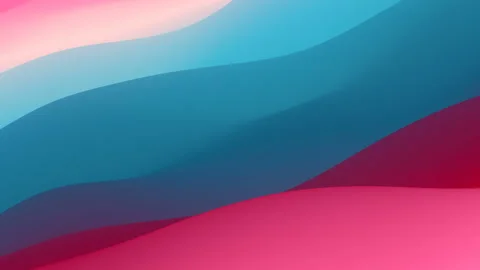 Curve fluid flow backdrop. Abstract liquid background. 3d render loop animation Stock Footage 146836003