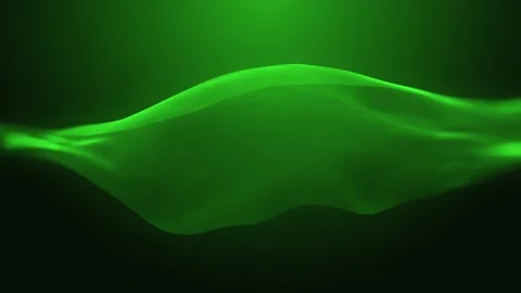 Curve green shape 3D paper style abstract background design animation video. Video stock 197643729