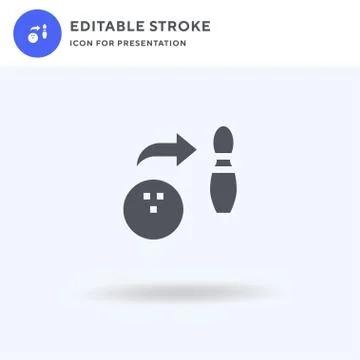 Curve icon vector, filled flat sign, solid pictogram isolated on white, logo 스톡 일러스트