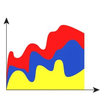 Curve layer graphic Stock Illustration