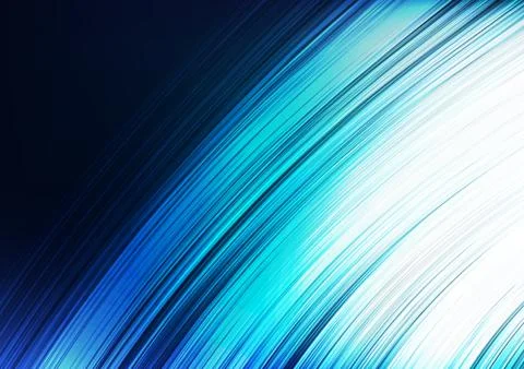 Curve Light Blue Abstract background, Line and Speedy concept Stock Illustration