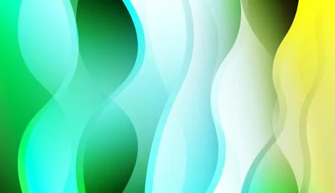 Curve Line and Wave Layer Background. For Cover Page, Landing Page, Banner. C Stock Illustration