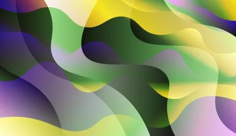 Curve Line Layer Background. For Creative Templates, Cards, Color Covers Set. Stock Illustration