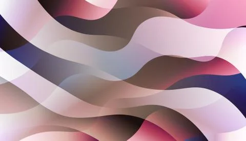 Curve Line Layer Background. For Creative Templates, Cards, Color Covers Set. Stock Illustration