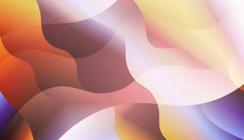 Curve Line Layer Background. For Creative Templates, Cards, Color Covers Set. Stock Illustration