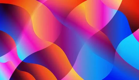 Curve Line Layer Background. For Creative Templates, Cards, Color Covers Set. Stock Illustration