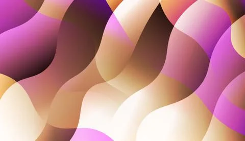 Curve Line Layer Background. For Creative Templates, Cards, Color Covers Set. Stock Illustration