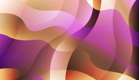 Curve Line Layer Background. For Creative Templates, Cards, Color Covers Set. Stock Illustration