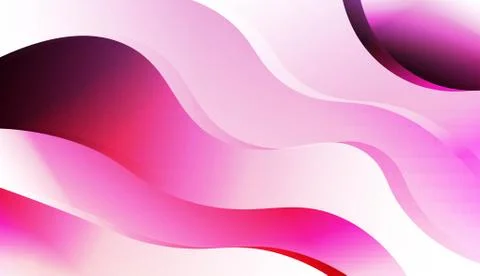 Curve Line Layer Background. For Futuristic Ad, Booklets. Vector Illustration Stock Illustration