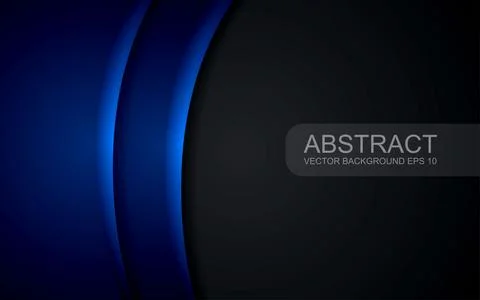 Curve lines on overlapping layers modern texture pattern for text and messa.. Stock Illustration
