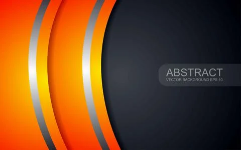 Curve lines on overlapping layers modern texture pattern for text and messa.. Illustrazione stock