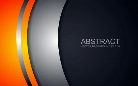 Curve lines on overlapping layers modern texture pattern for text and messa.. Stock Illustration