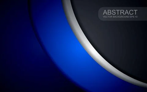 Curve lines on overlapping layers modern texture pattern for text and messa.. Stock Illustration