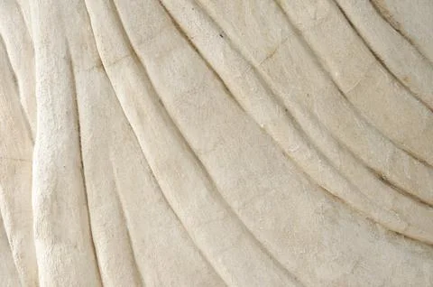 Curve lining on cement surface. Stock Photos