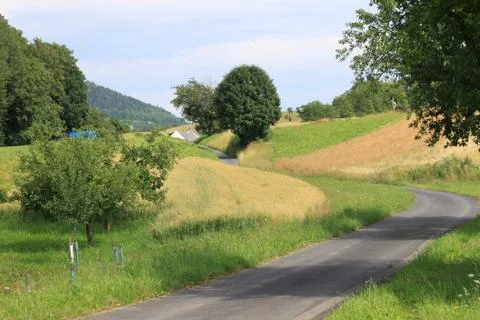 Curve path Stock Photos