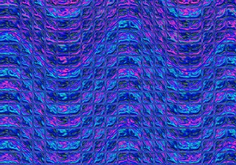 Curve  pattern of glass block wall Stock Illustration