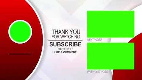 Curve Red end screen video Видео 220620416