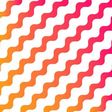 Curve repeat line pattern, graphic abstract retro template, art vector illust Illustrazione stock