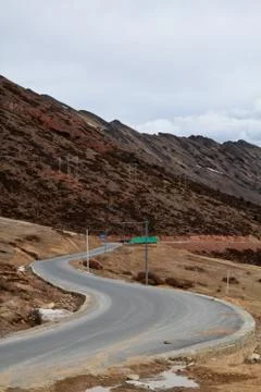 Curve road Stock Photos