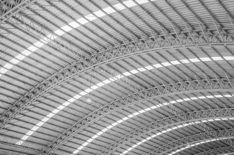 Curve shape abstract background. Stock Photos