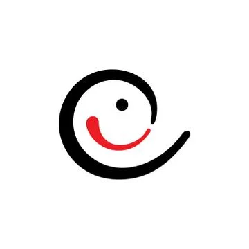 Curve smile vector sign Stock Illustration