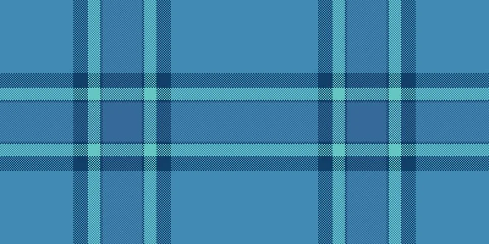 Curve texture vector seamless, long check pattern fabric. Cross plaid texti.. Stock Illustration