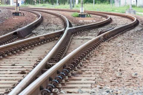 Curve Track Stock Photos