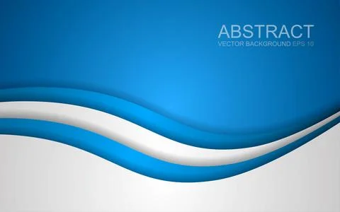 Curve vector background with space abstract for text and message modern art.. Stock Illustration