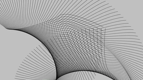 Curve wave line animation background Stock Footage 332885342