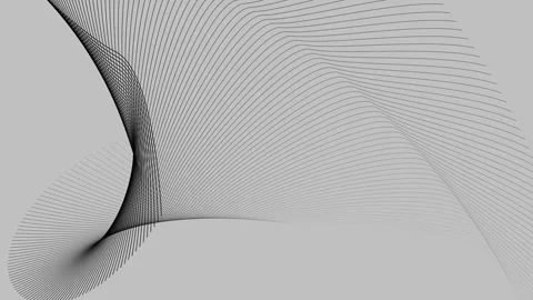 Curve wave line animation background Stock Footage 332885344
