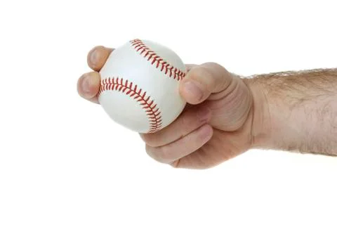 Curveball grip Stock Photos