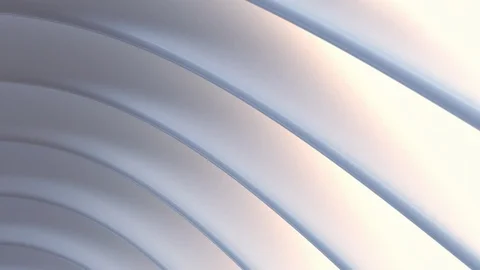 Curved Abstract Architecture Background Pattern Stock Footage