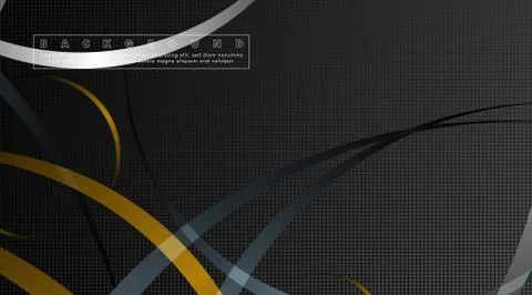 Curved abstract design with the background concept of a dark circle pattern.  스톡 일러스트