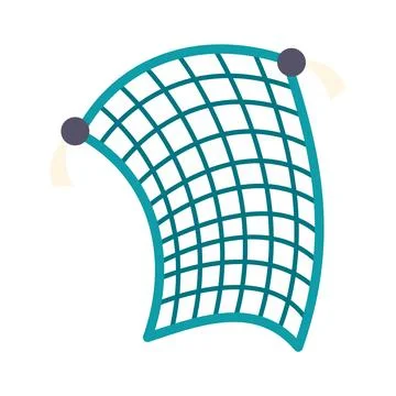 Curved abstract grid design representing digital connectivity Stockillustratie