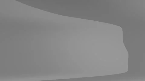 Curved abstract shape resembling sand dunes in grayscale Stock Footage 315322971