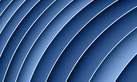Curved blue layered papercut background. abstract wavy lines.	 Stock Illustration