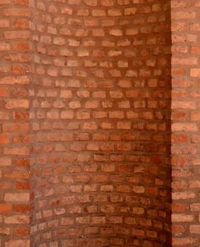 Curved Brickwork Stock-Fotos