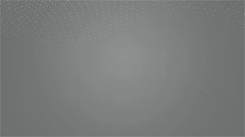 A curved canopy of glowing white dots moves in a seamless loop Stock Footage 340956935