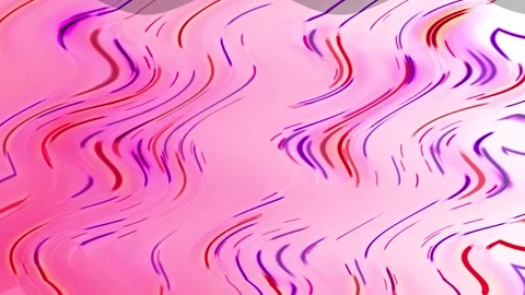 Curved colored lines of light in wavy motion moving from top to bottom, pin.. Stock Footage 251005002