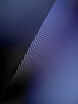 Curved dot pattern Illustrazione stock