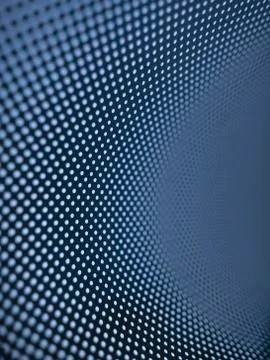 Curved dot pattern Stock Illustration